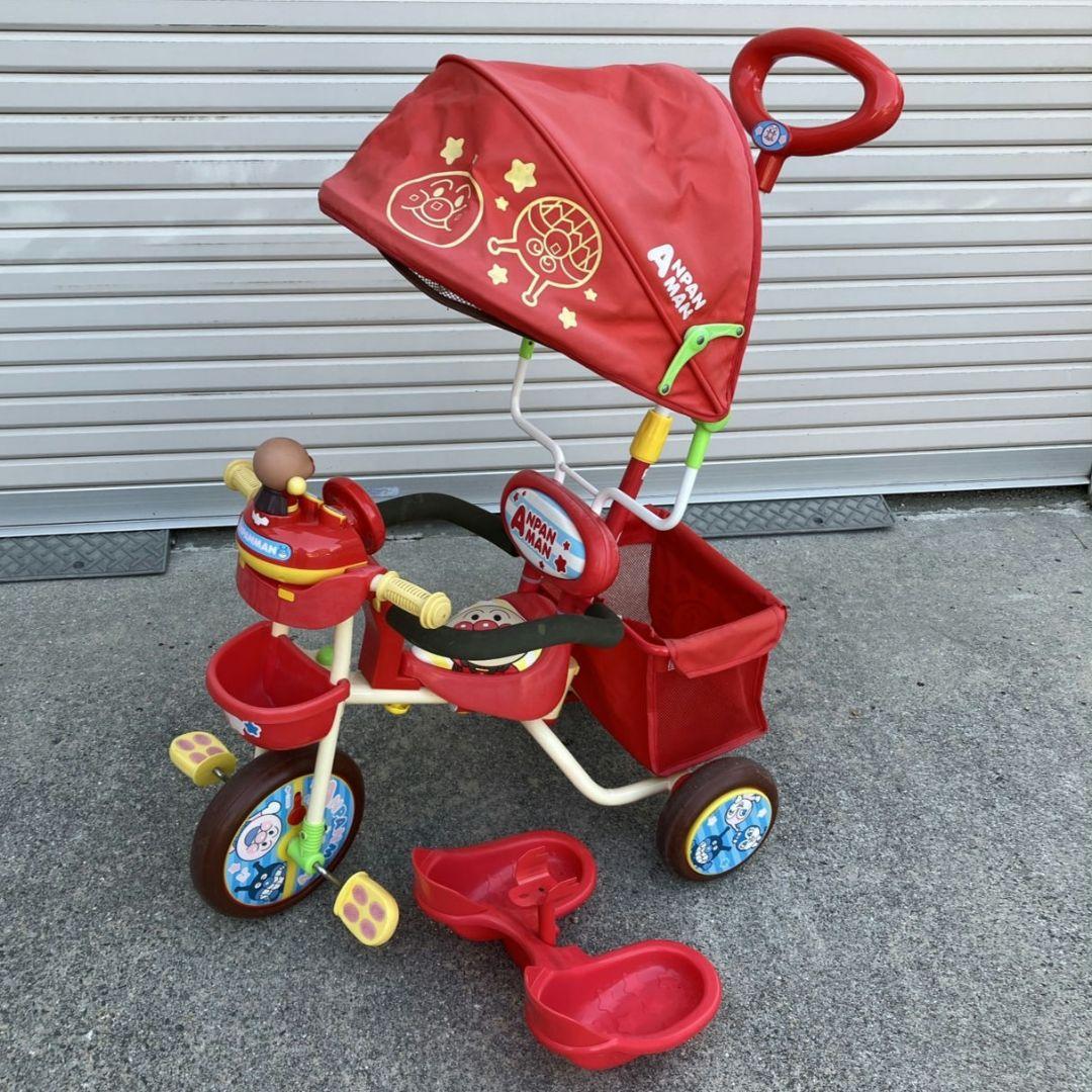 送料込み　アンパンマン三輪車　デラックスⅡ　DX2 レッド