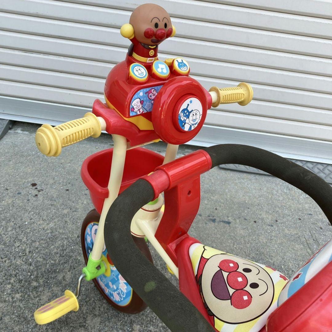 送料込み　アンパンマン三輪車　デラックスⅡ　DX2 レッド