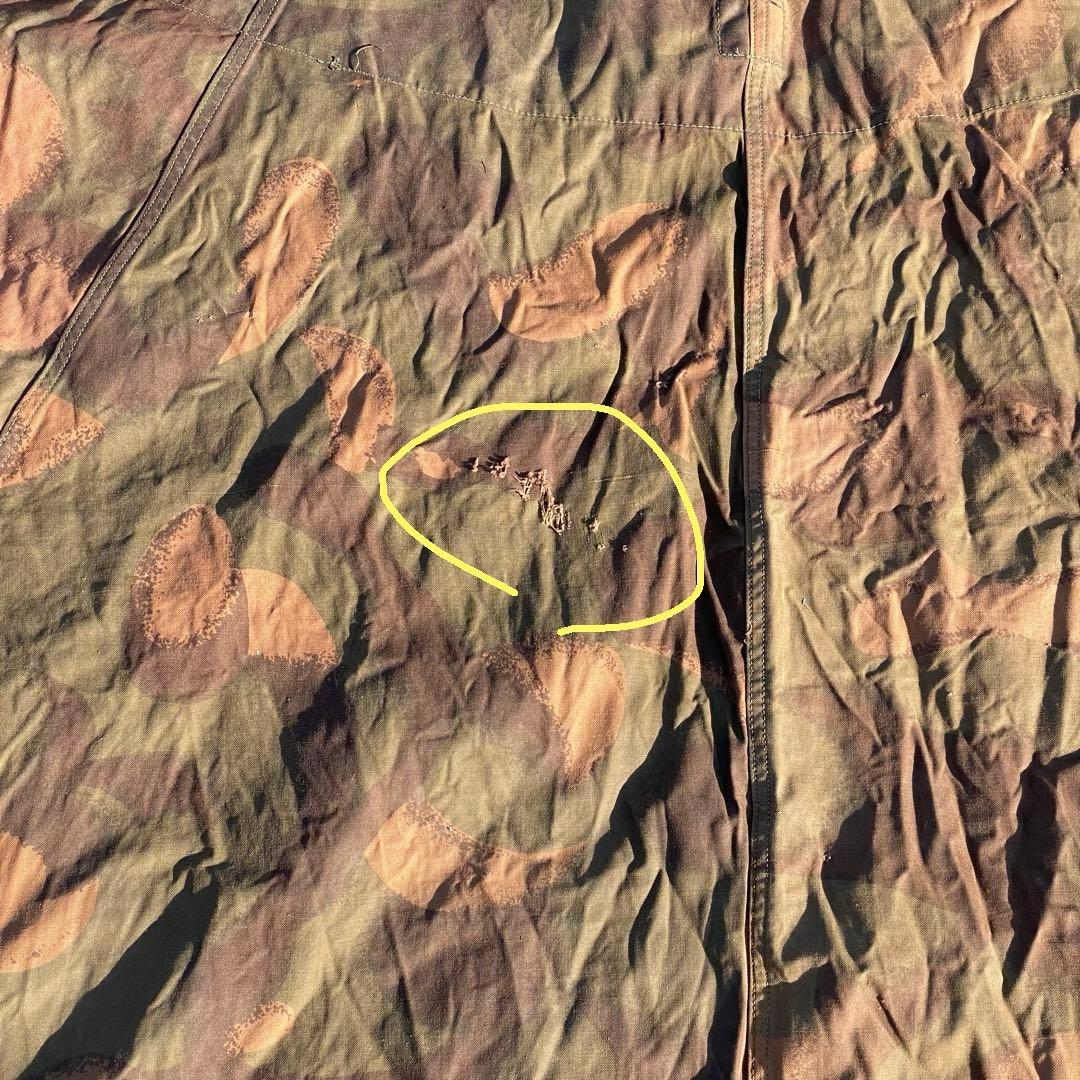 ハンガリー軍幕③　ポンチョ　２枚　ポール・ペグセット　 ワンポールテント