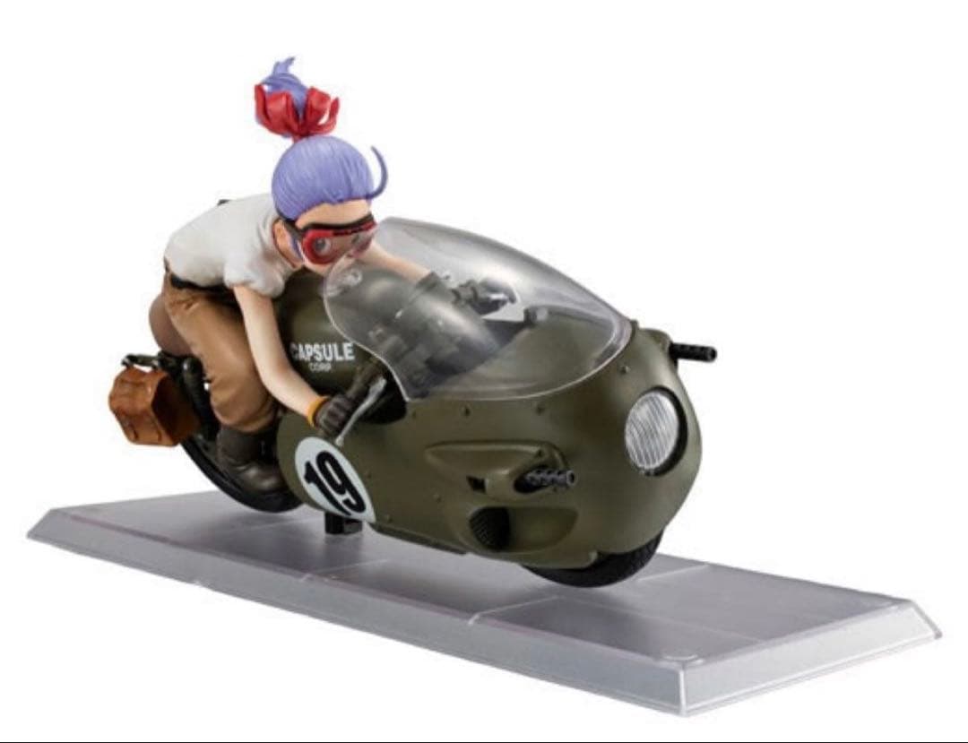 デスクトップリアルマッコイ　ドラゴンボールZ 03 ブルマ　バイク