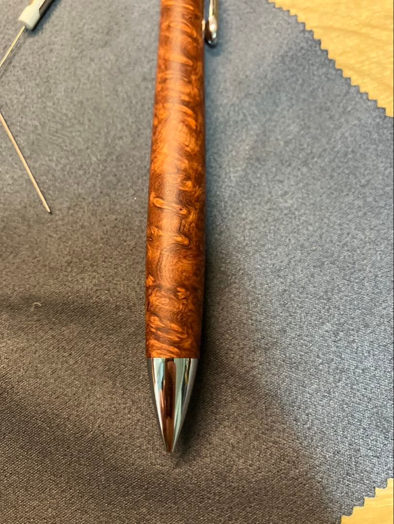 工房楔花梨瘤ペンシル楔　花梨こぶ杢　MP 工房楔