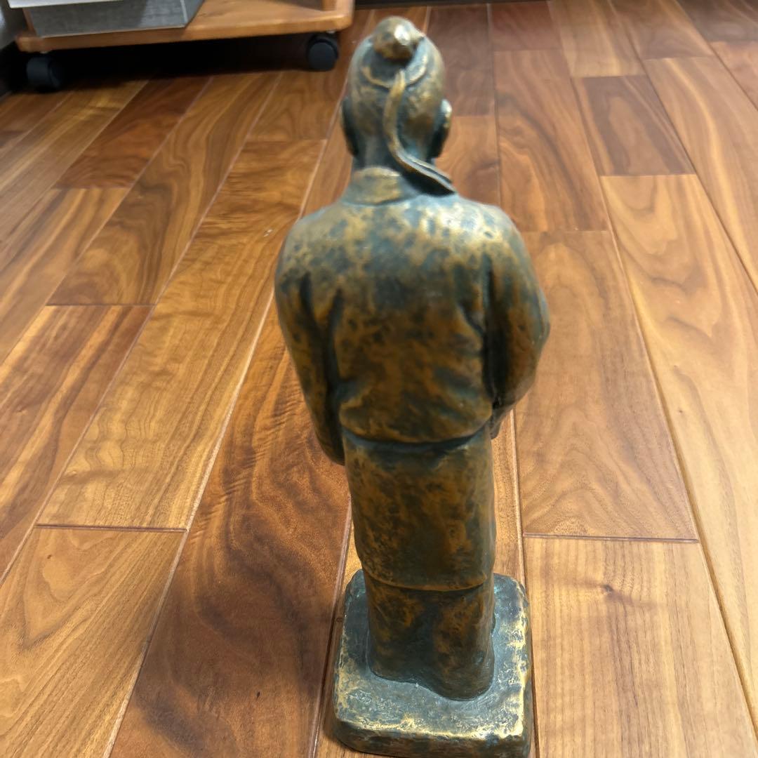 彫刻ブロンズ像　文化勲章受賞作家作品