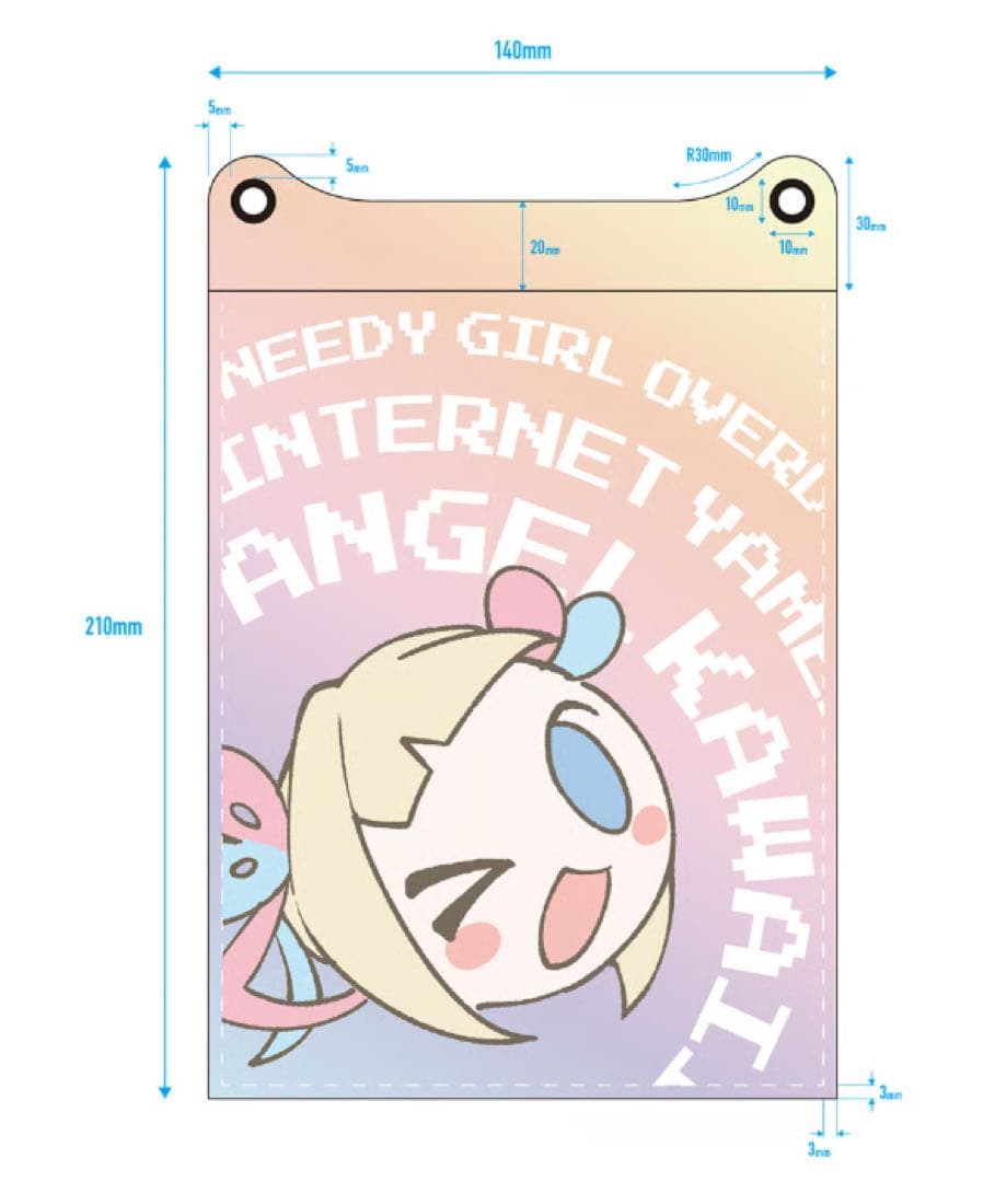 【ニディガ展】スマホショルダーバックver.2（あめちゃん 超てんちゃん）