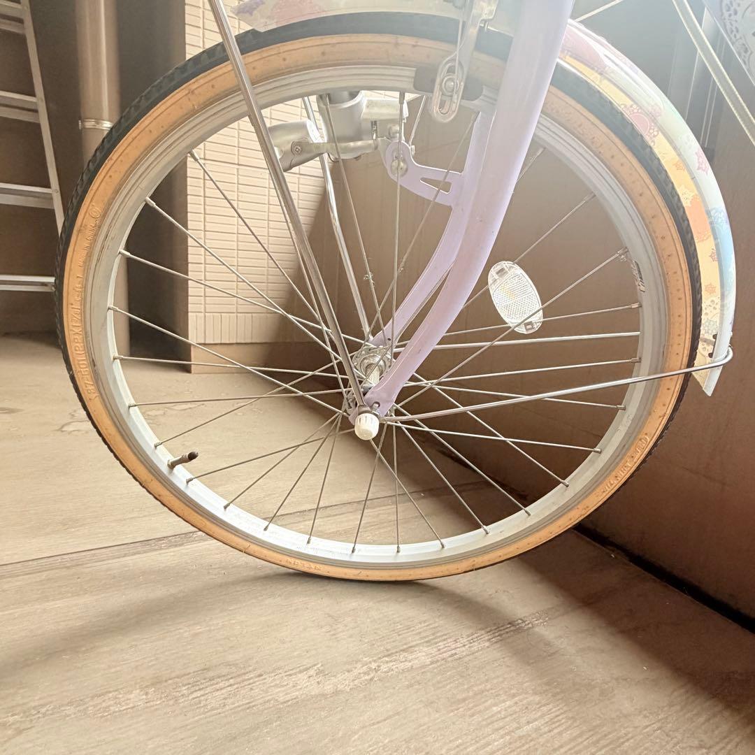 【東京】22インチ　ブリジストン　リコリーナ　ラベンダー　引き取り限定品