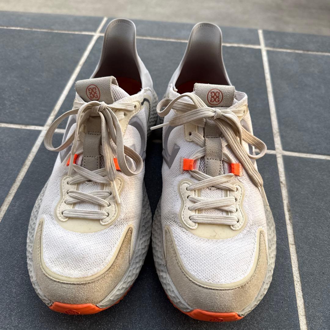 G/FORE ジーフォア ゴルフシューズ スパイクレス グレー×オレンジ