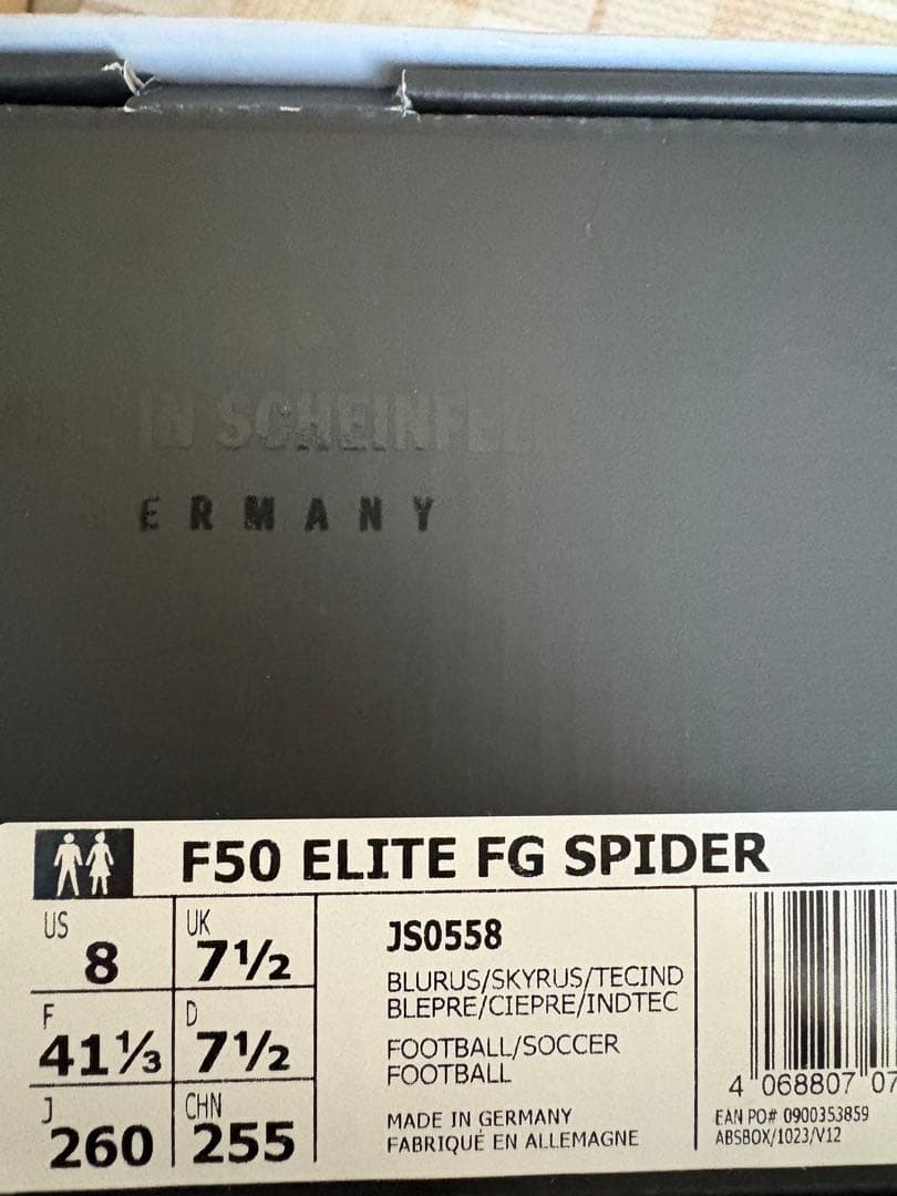 新品　26.0 F50 ELITE FG SPIDER adidas