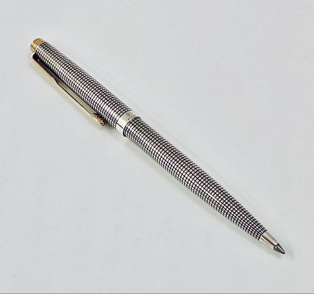 シルバー925◆パーカー ♯75シズレ スターリング 純銀ボールペン 1970s