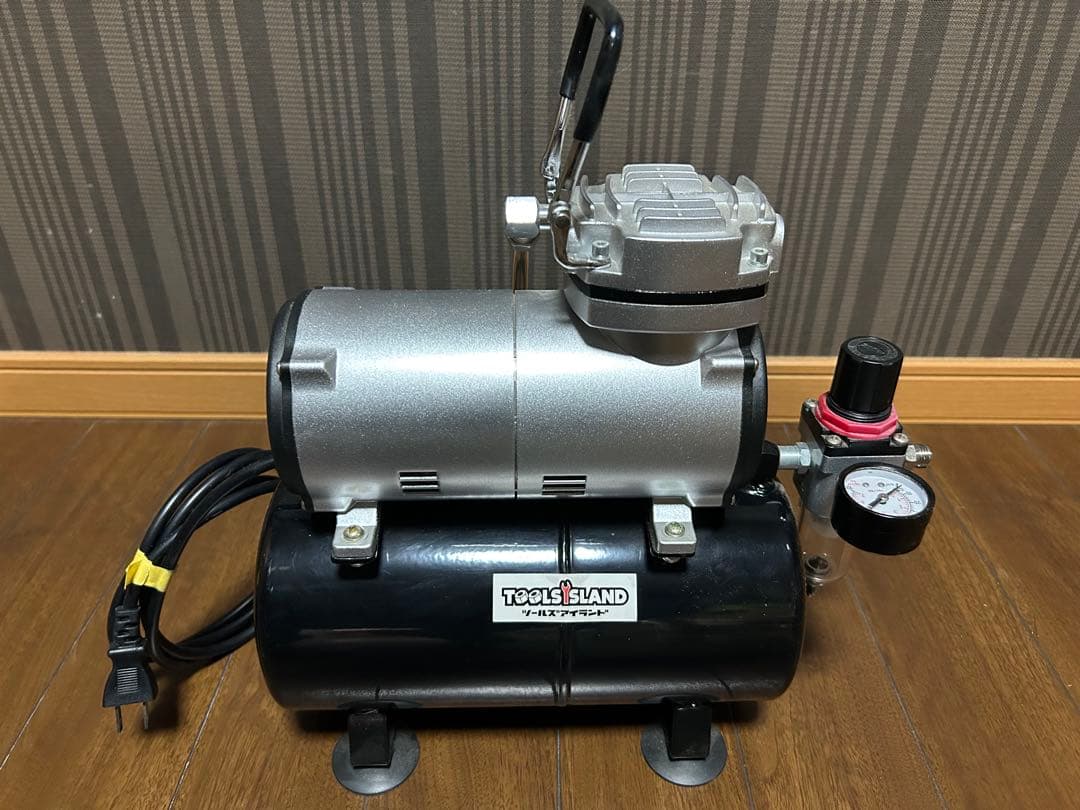 エアコンプレッサー エアブラシ　塗料ブース　お買い得セット