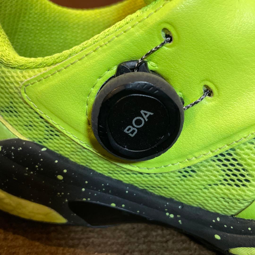 アディダス コードカオス25 BOOST ゴルフシューズ 蛍光グリーン