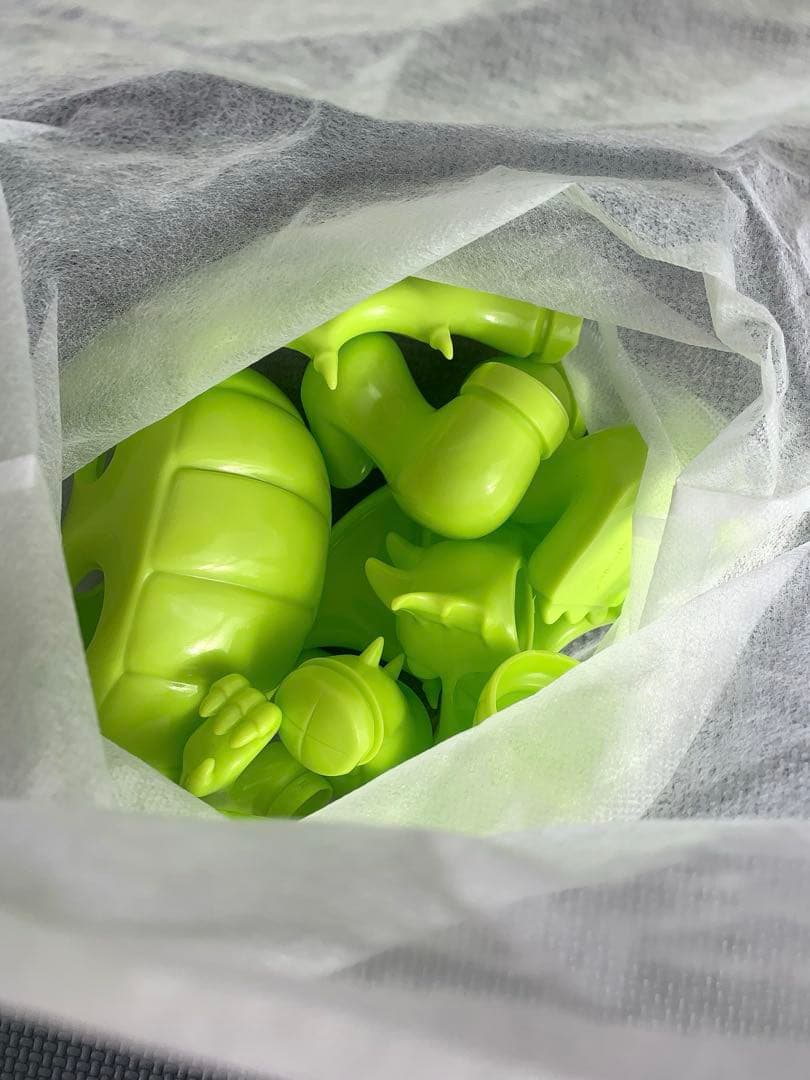 【限定】山崎若菜　ドラゴン　ソフビ　ブラインド　ライトグリーン