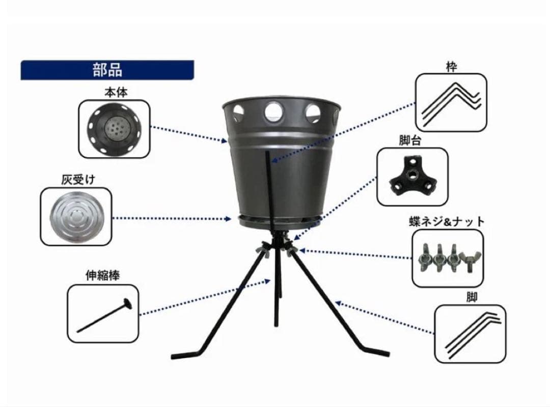 尾上製作所の焚き火台「CAMBi」と「CAMBi Ⅱ」のセット+オマケ