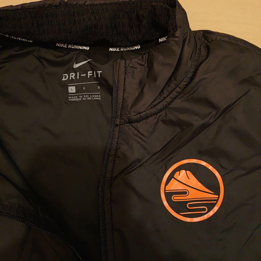 Nike Running DRI-FIT ウィンドブレーカー ブラック/ホワイト