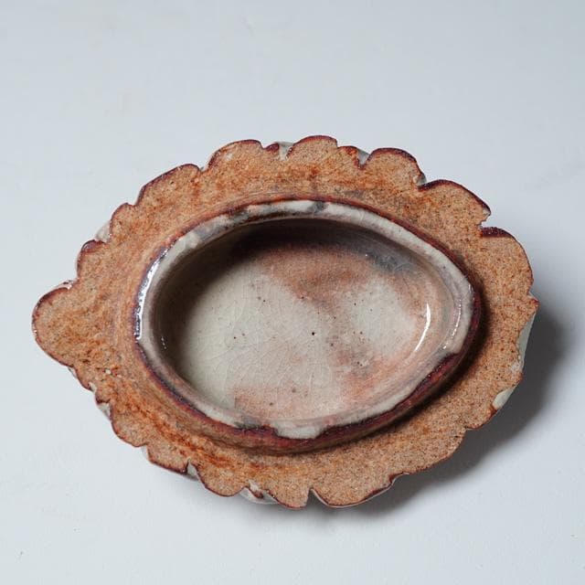 十三代 田原陶兵衛　萩松実香合　共箱　茶道具　萩焼　初釜　お正月