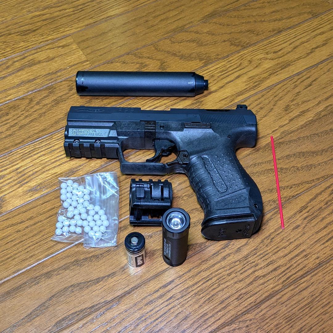 【マルゼン】ワルサーP99FS スペシャルフォース　固定スライドガスガン