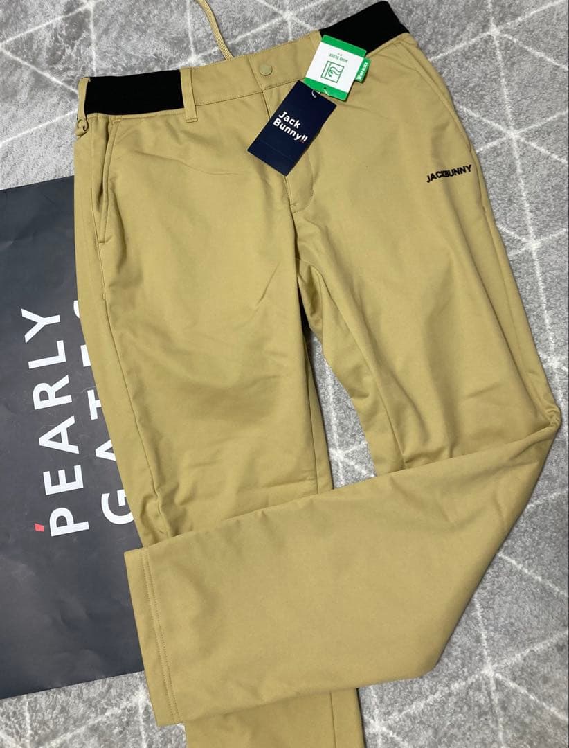 新品 パーリーゲイツ ジャックバニー エアシャット裏フリース防風パンツ(5)L