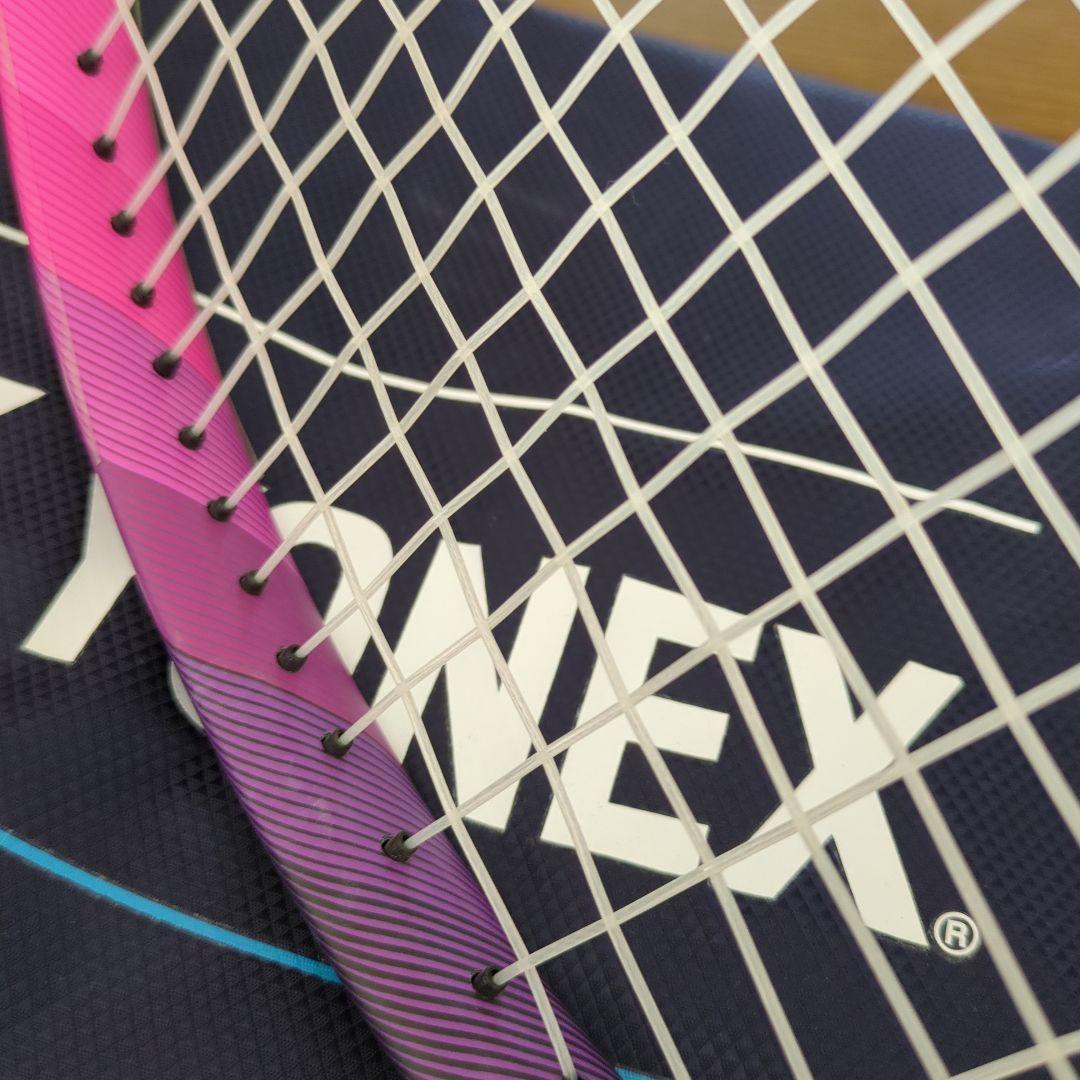 美品　YONEX AIRIDE テニスラケット ピンク ケース付き