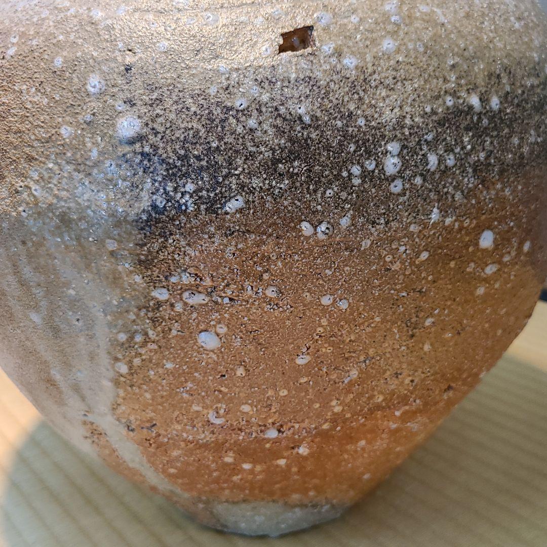 信楽焼 谷穹作 信楽壷 径1尺1.5寸（約35cm） 共箱なし 本物保証