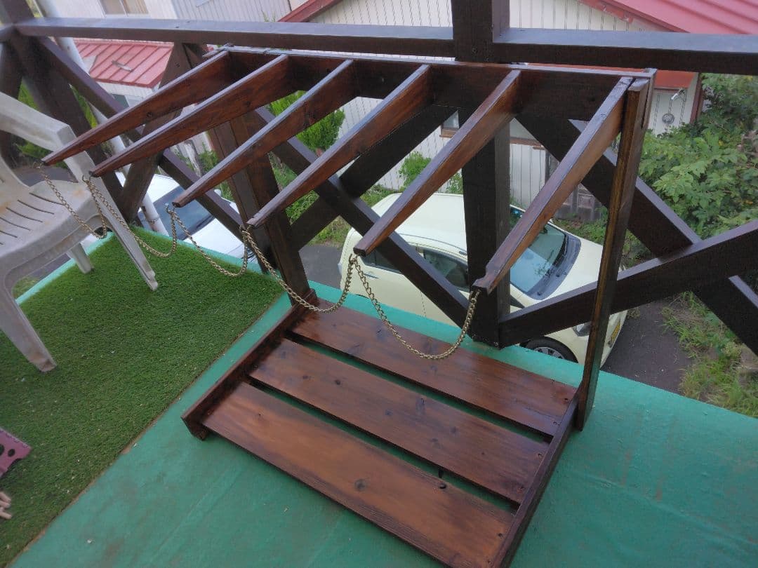 no59ヴィンテージ風　サ－フボードラック　ボードスタンド　鹿島～大洗手渡し