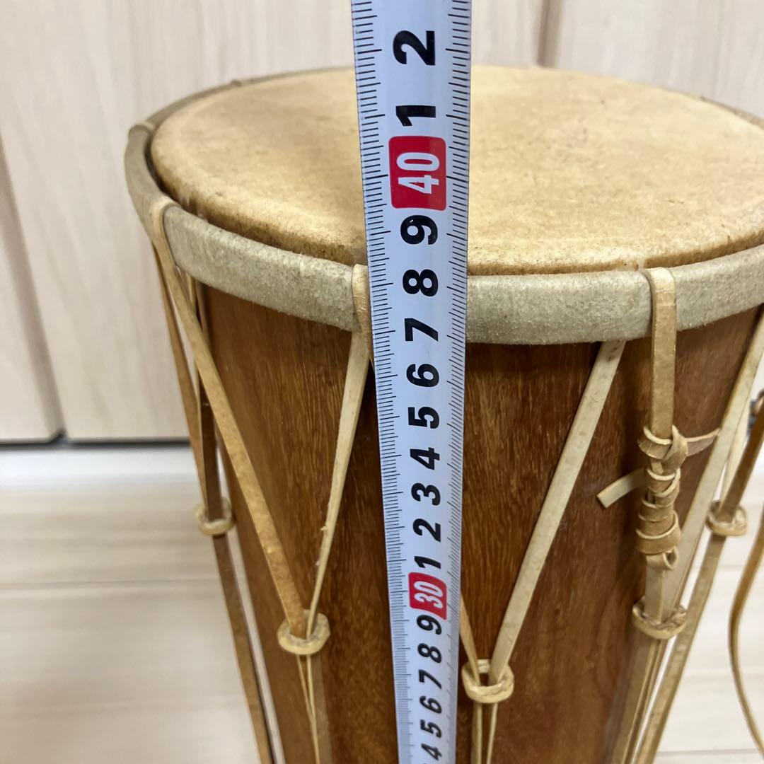 両面太鼓　ガムラン クンダン？　インドネシア　バリ　打楽器