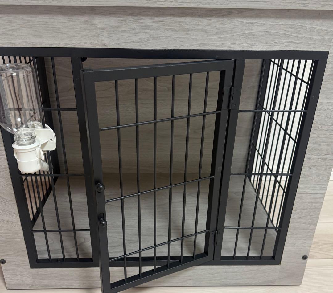 ペットケージ グレー