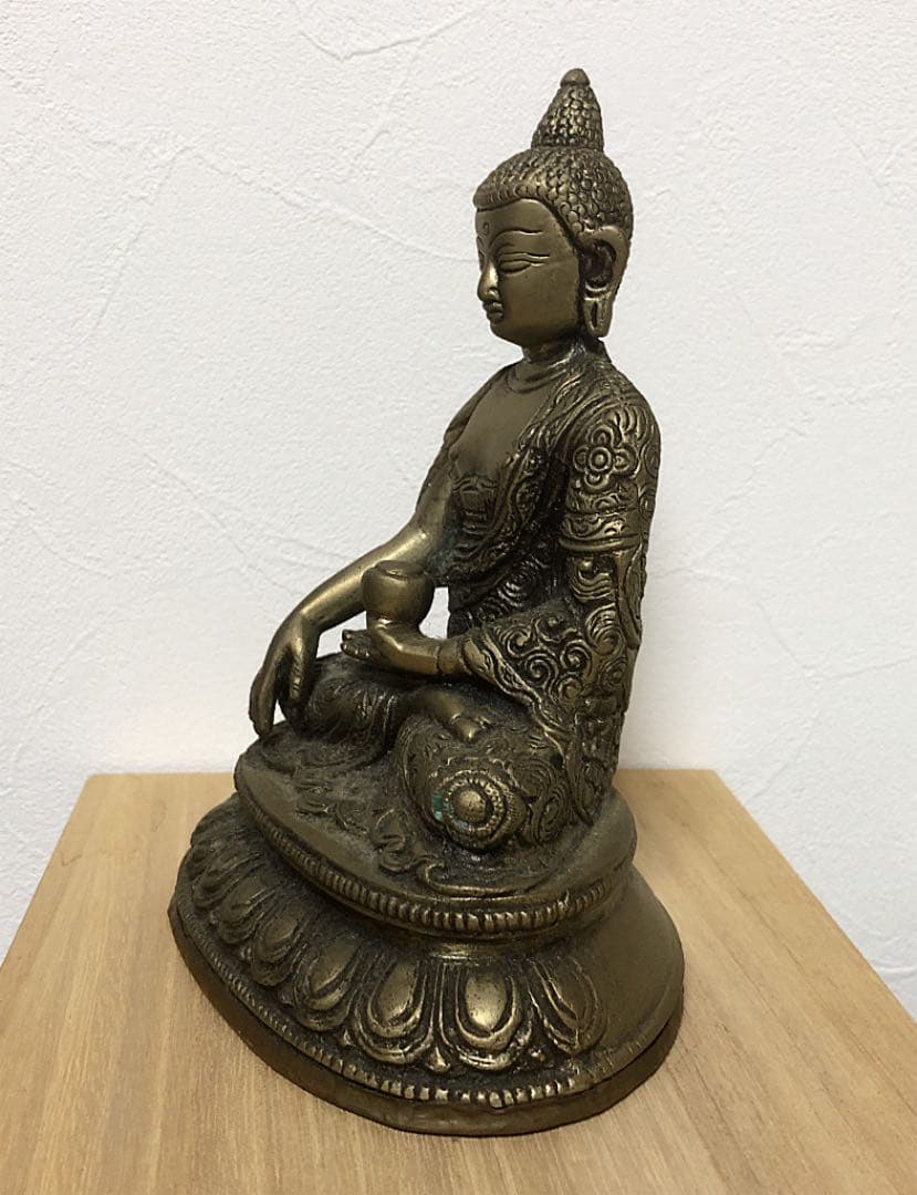 ［中国古玩仏像］・古い仏像 　チベット仏　極細工