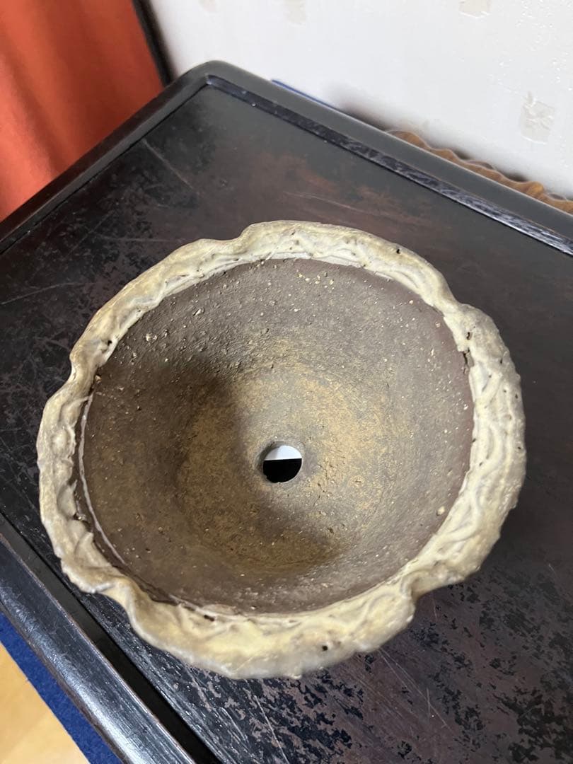 455 盆栽　盆栽鉢　植木鉢　和鉢　片岡