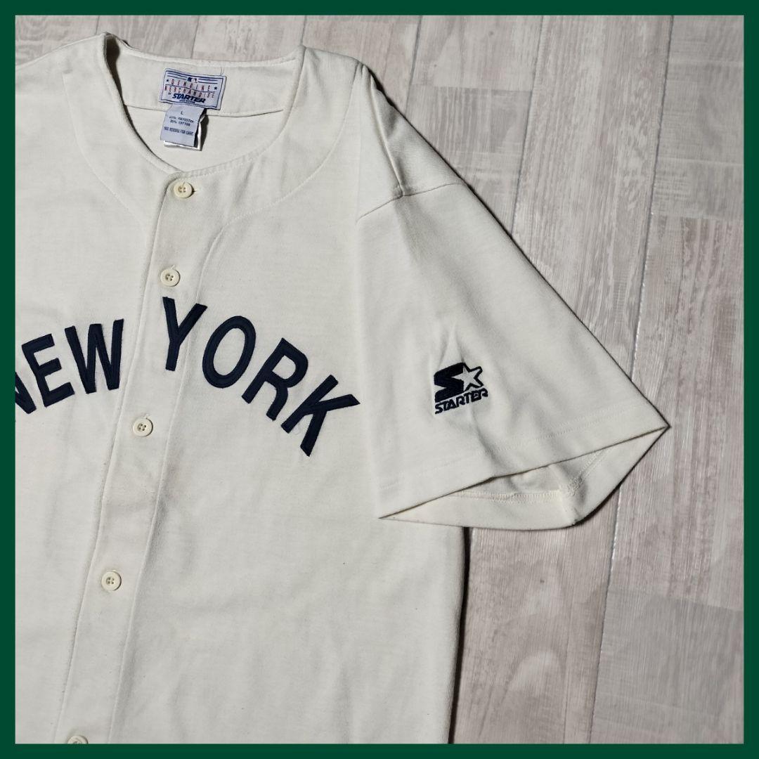 MLB『ニューヨークヤンキース』【ベーブ・ルース】スターター製！ユニフォーム・L