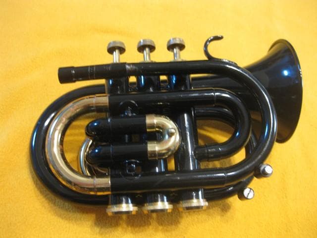 ジュピター　ポケットトランペット(黒)