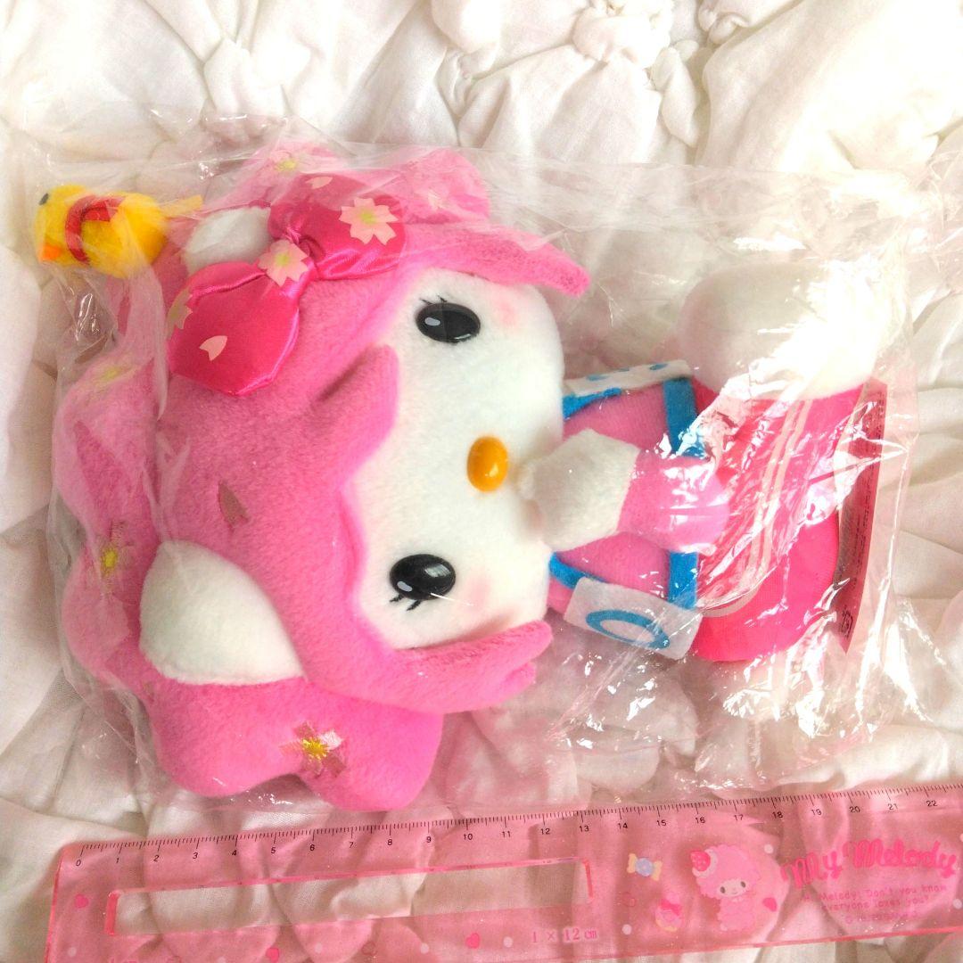 ご当地キティ　ハローキティ　 清水公園　ぬいぐるみ　キティ　サンリオ　桜