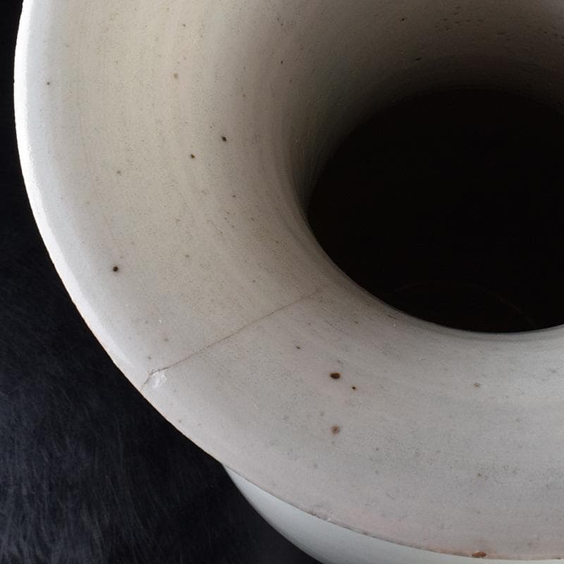 中国　粉彩花鳥文　双耳瓶　高さ約41cm　V　R7643F