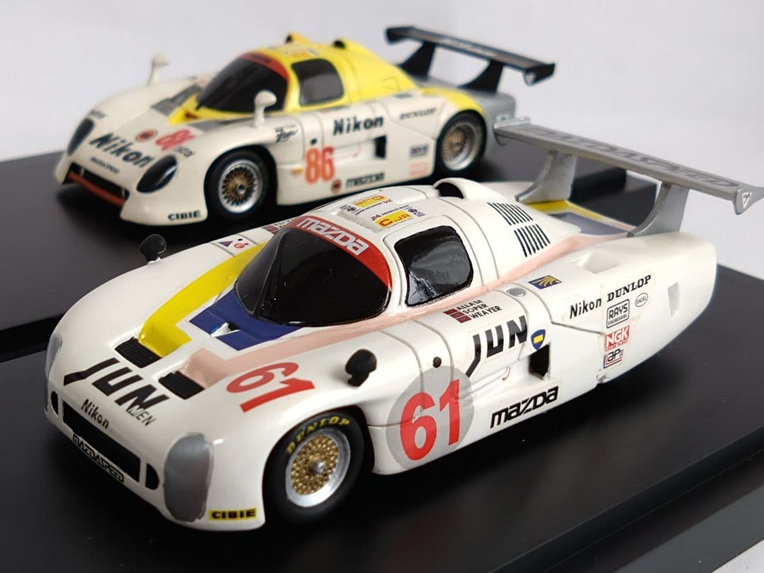 【歴代のルマン車】マツダ 737C86号 & 717C61号車 1/43