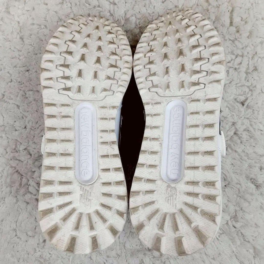 美品 23.5㎝◎new balance 574 スパイクレスゴルフシューズ 白