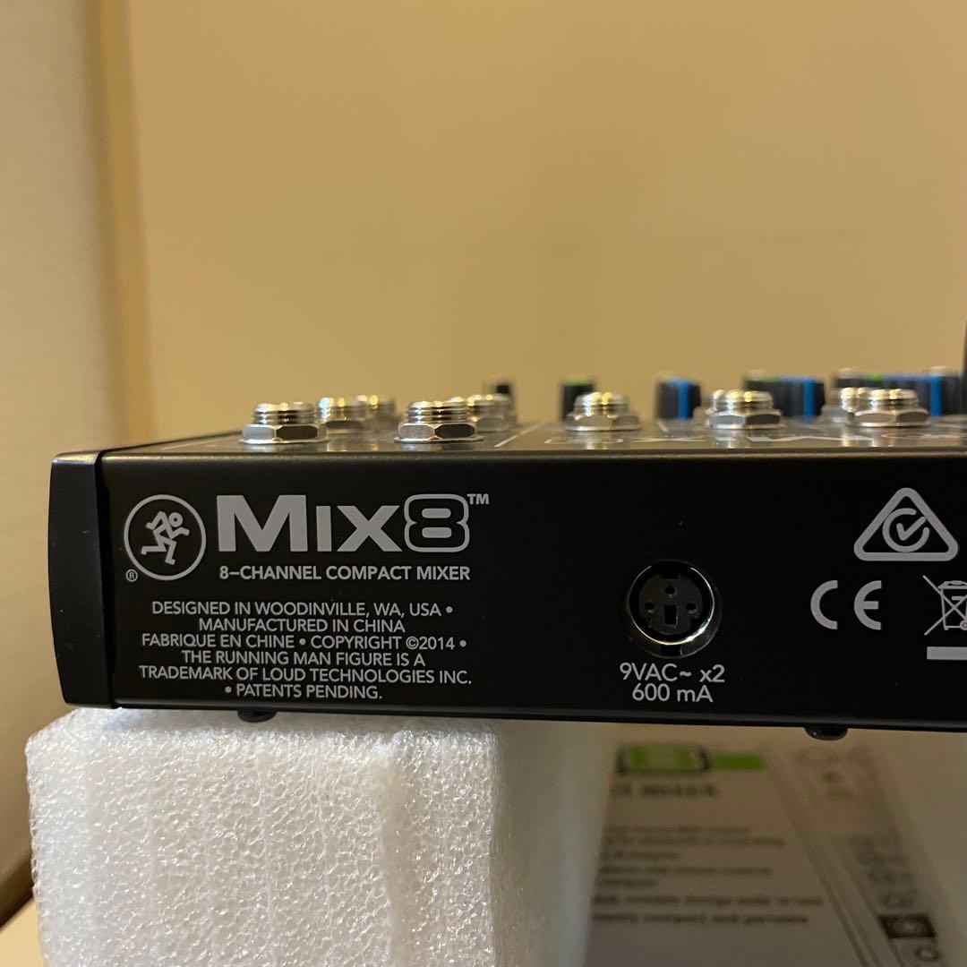 【付属品あり】Mix8 Mackie ミキサー
