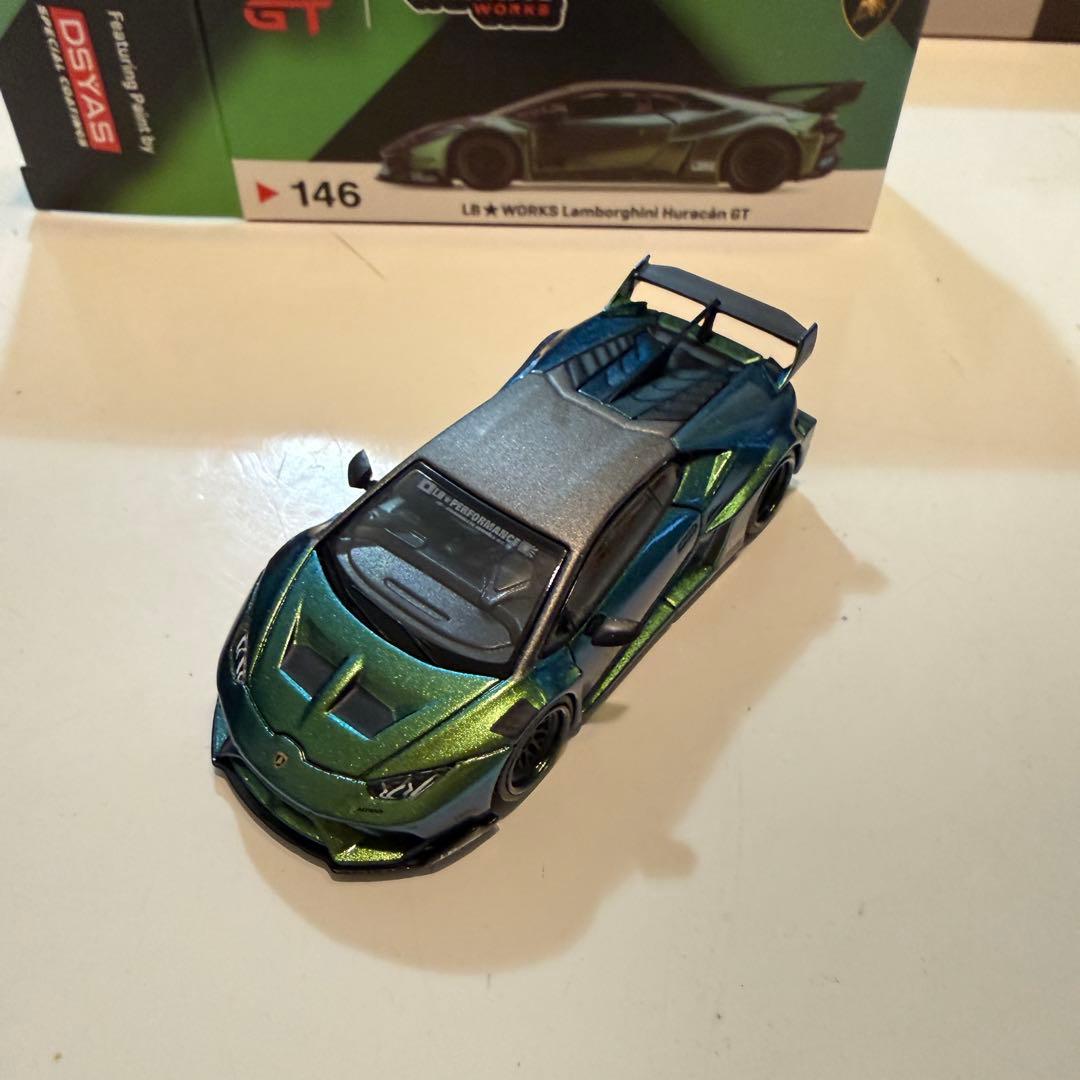 MINI GT 146 リバティーウォーク　ランボルギーニ ウラカン　グリーン