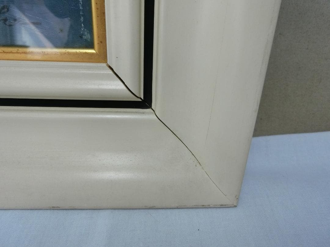 飾り映え！【 絵画　額絵　菊花図　1976　サイン入】★掛軸　壁掛け　鑑賞　色絵