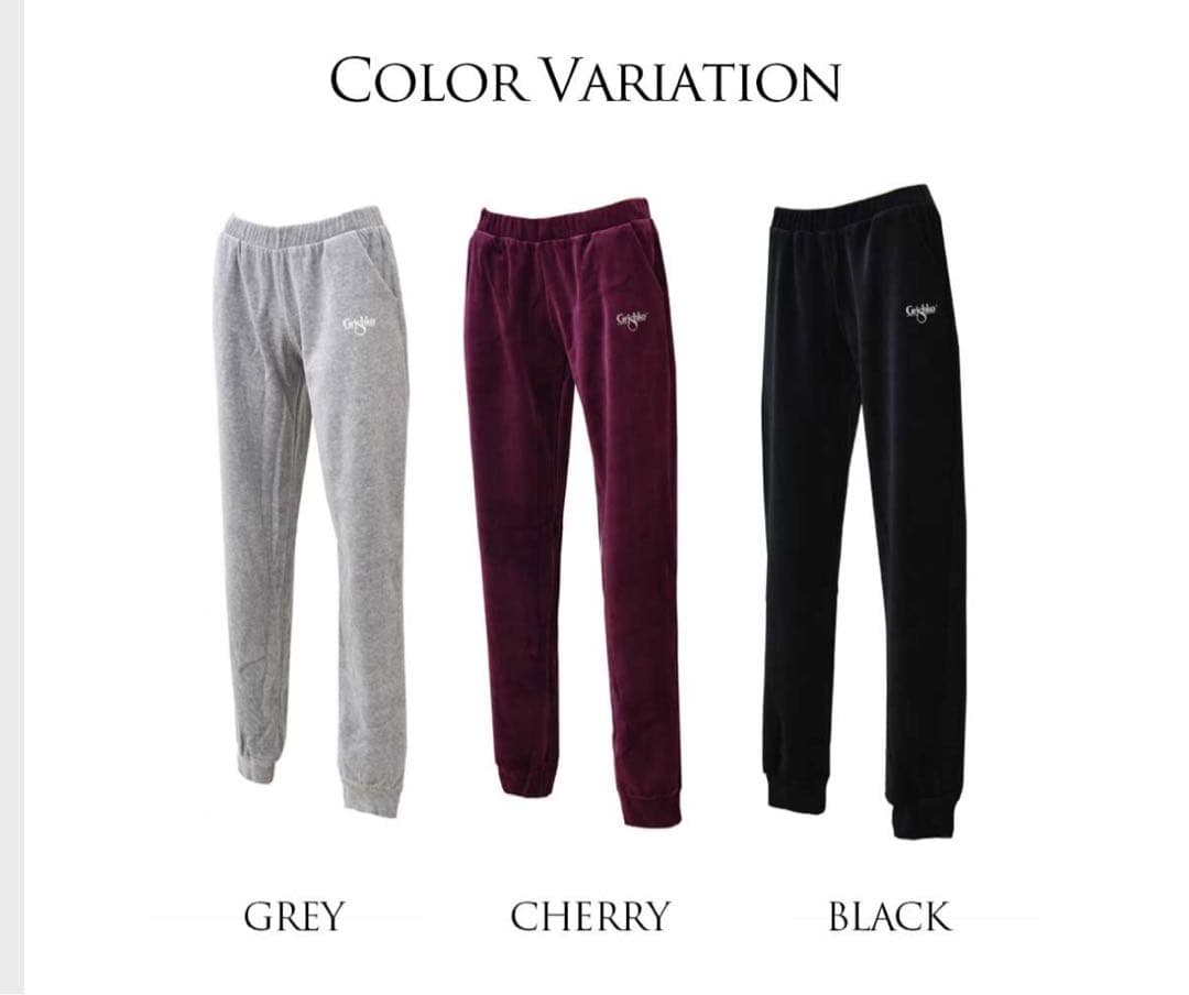 Grishkoグリシコアカデミー ベロアジャージ パンツ レディース