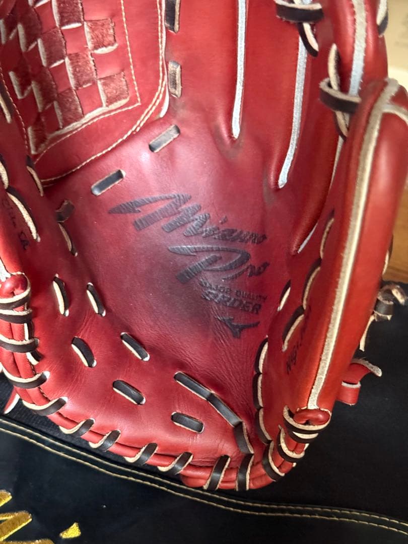 ミズノプロ　軟式オプションオーダー　投手用　日本製(HAGA JAPAN)