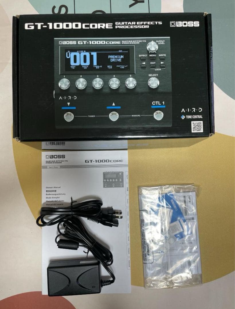 BOSS GT-1000CORE FS-7フットスイッチ付き