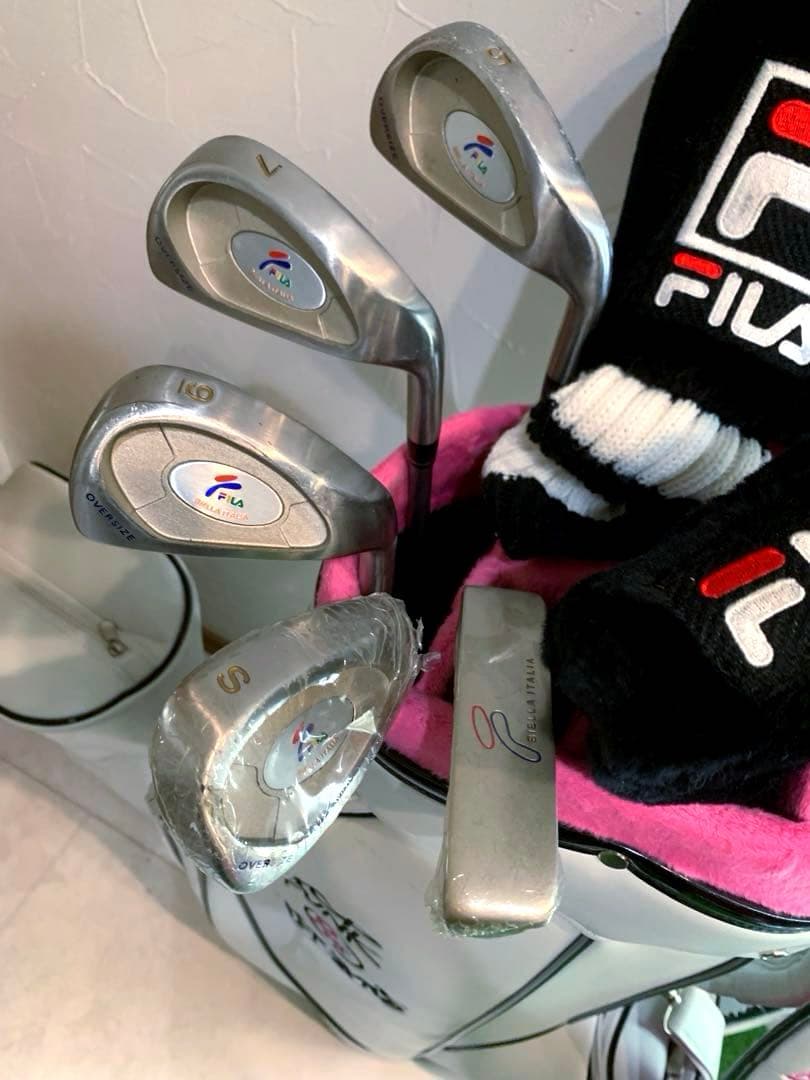 良品　未使用有り　レディースゴルフクラブ セット　フィラ　バッグ/パーソンズ