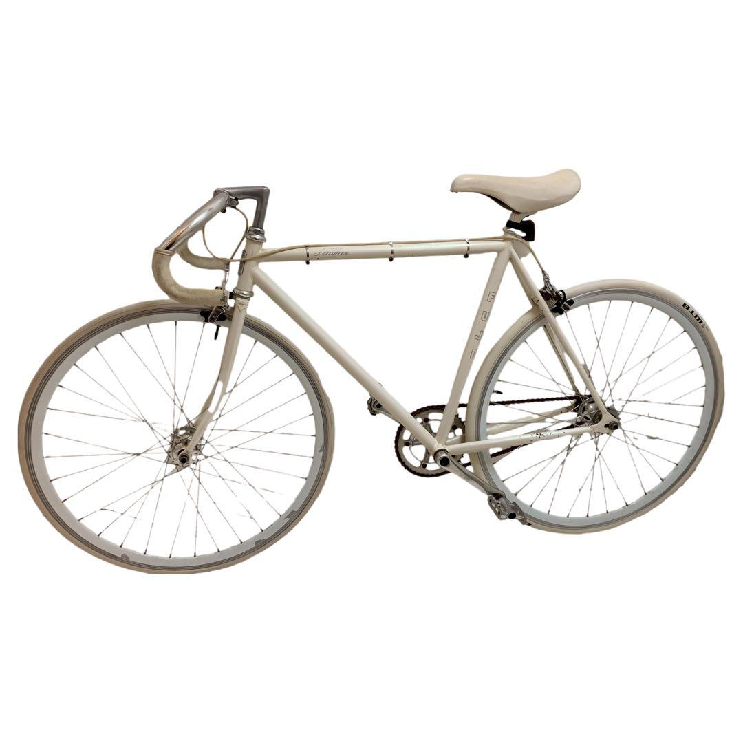 FUJI FEATHER フジ フェザー ピストバイク オーロラホワイト 54