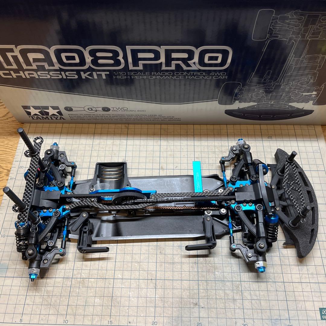 タミヤ TA08 PRO アッパーデッキ・その他オプション付き