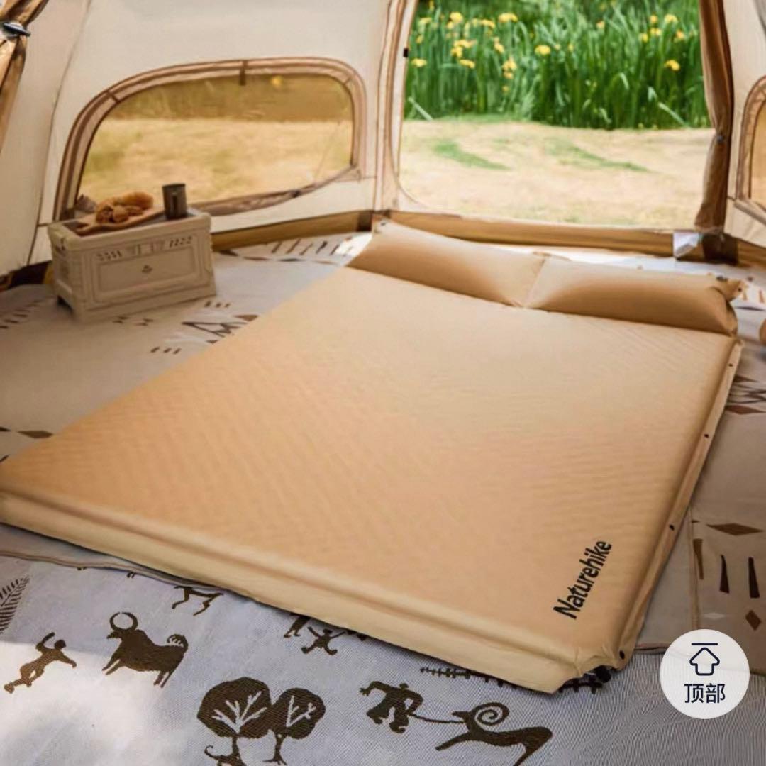 Naturehike エアーマットダブル 枕付き192cm × 132cm