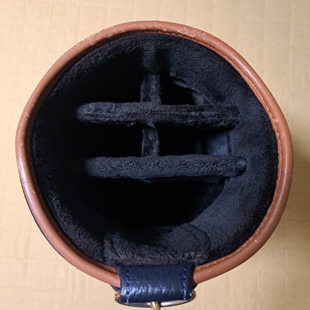 HONMA ゴルフバッグ。フード付き。美品！ 1部本革。