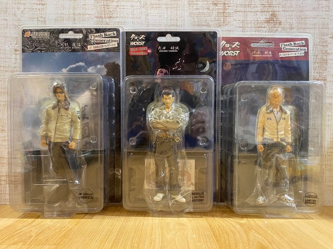 クローズ & WORST 武装戦線 フィギュア レグルス まとめ売り 3体