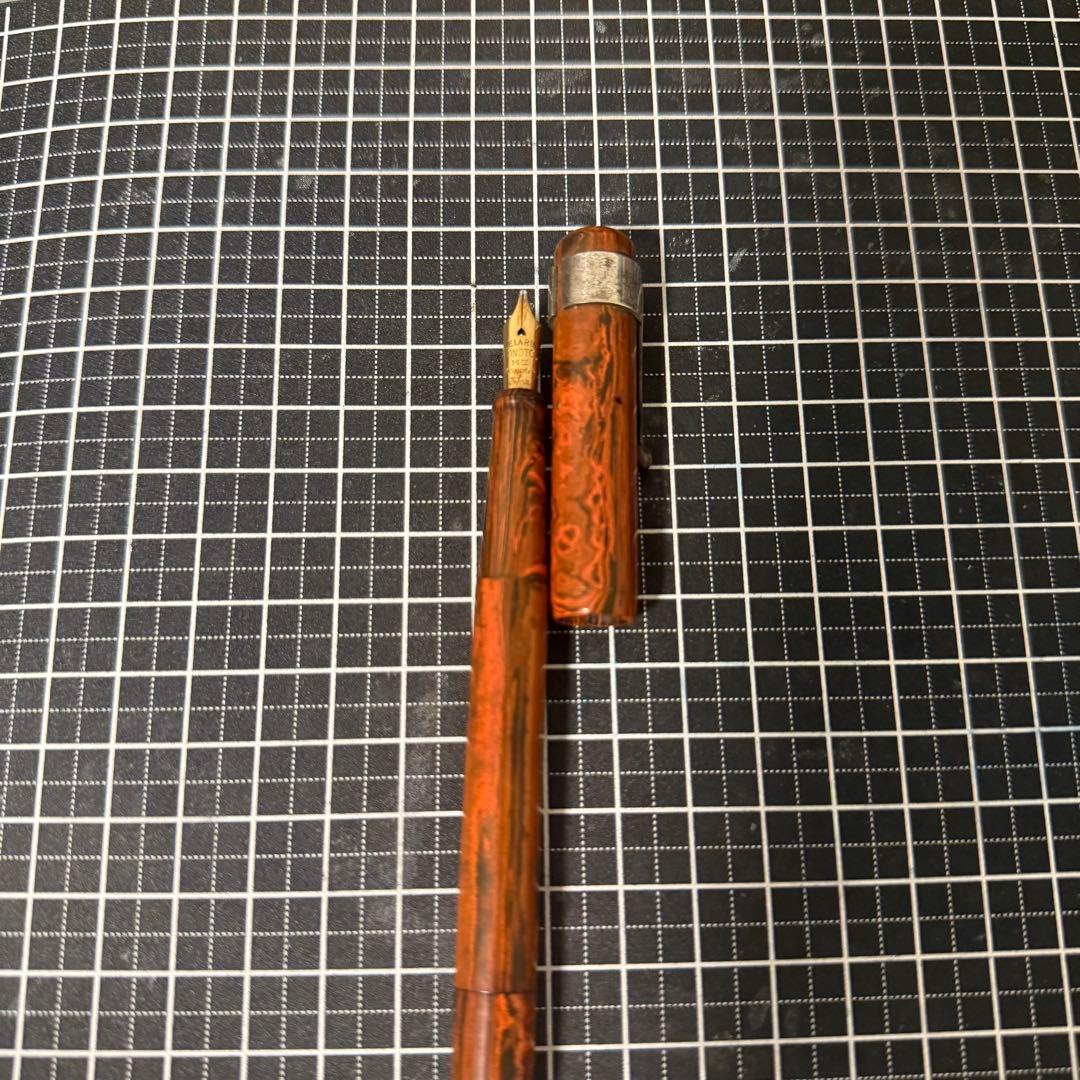 【訳あり】デラルー オノト 万年筆 マーブルエボナイト