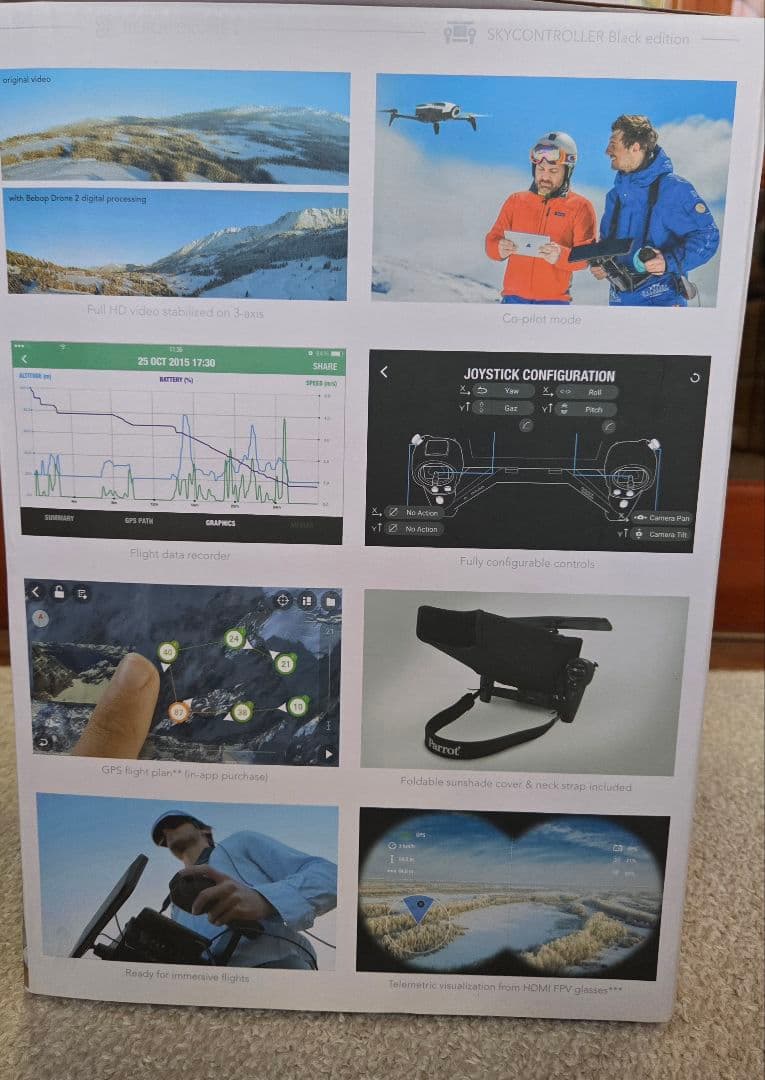 Parrot bebop2 ドローン 美品 動作確認済み