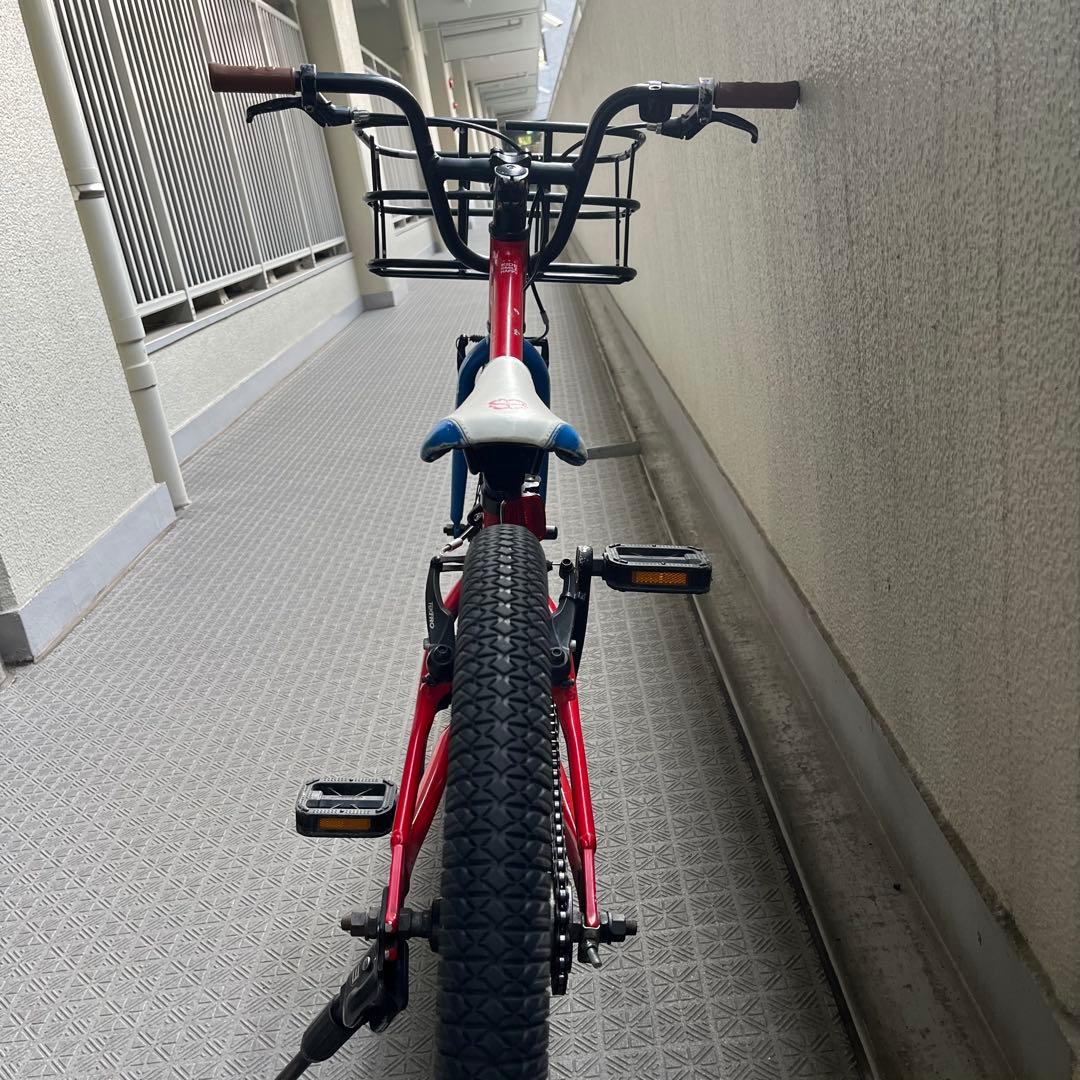 なつきんぐ【20インチ】　ヨツバサイクル ヒーローレッド　子供用自転車