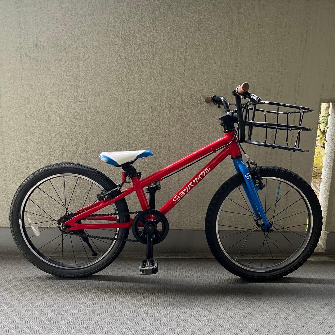 なつきんぐ【20インチ】　ヨツバサイクル ヒーローレッド　子供用自転車