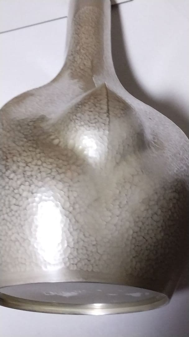 有名 彫刻家 遠藤 兆映作 純銀 花瓶