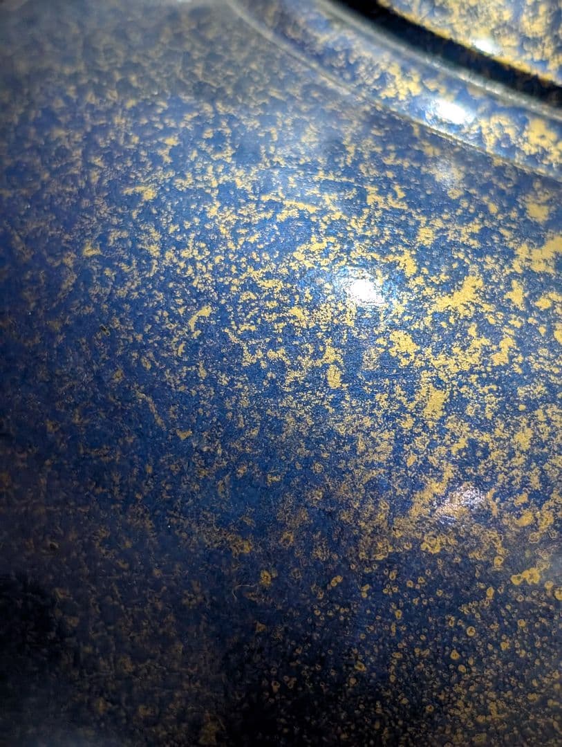 花瓶 イタリア コバルト 花瓶 Seguso Vetri d'Arte ？